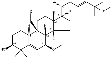 3β-Hydroxy-7β,25-dimethoxycucurbita-5,23-dien-19-al Structure
