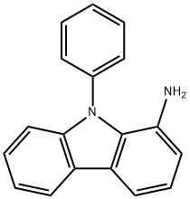 1-氨基-9-苯基咔唑, 855180-11-9, 结构式