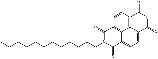 N-(n-dodecyl)-naphthalene-1,8-dicarboxyanhydride-4,5-dicarboximide 结构式