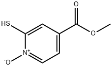 2-Mercapto-1-oxy-isonicotinic acid Methyl ester,855636-34-9,结构式