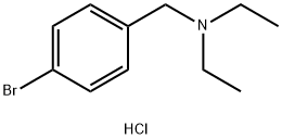[(4-bromophenyl)methyl]diethylamine hydrochloride 结构式