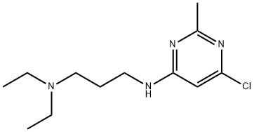 1,3-Propanediamine, N3-(6-chloro-2-methyl-4-pyrimidinyl)-N1,N1-diethyl- Structure