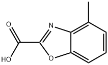 2-Benzoxazolecarboxylic acid, 4-methyl- 结构式