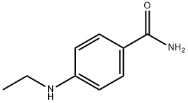 4-(乙氨基)苯甲酰胺 结构式