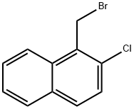 Naphthalene, 1-(bromomethyl)-2-chloro-,858024-92-7,结构式
