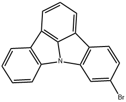 Indolo[3,2,1-jk]carbazole, 6-bromo- 结构式