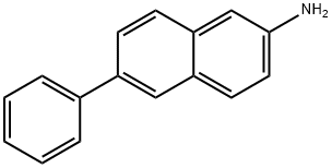 6-苯基-2-萘胺 结构式