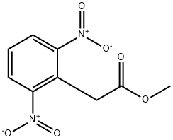 Benzeneacetic acid, 2,6-dinitro-, methyl ester Structure