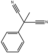 2-甲基-2-苯基丙二腈,86164-70-7,结构式