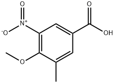4-Methoxy-3-methyl-5-nitrobenzoic acid,861792-46-3,结构式
