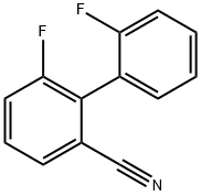 [1,1'-Biphenyl]-2-carbonitrile, 2',6-difluoro- Structure