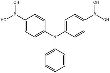 Boronic acid, B,B'-[(phenylimino)di-4,1-phenylene]bis- 结构式