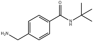 Benzamide, 4-(aminomethyl)-N-(1,1-dimethylethyl)- 结构式