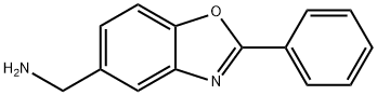 (2-苯基苯并[D]恶唑-5-基)甲胺 结构式