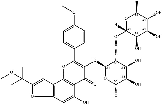 Spinorhamnoside 结构式