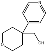 (4-(吡啶-4-基)四氢-2H-吡喃-4-基)甲醇 结构式