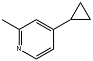 4-环丙基-2-甲基吡啶, 865074-36-8, 结构式