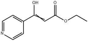 2-Propenoic acid, 3-hydroxy-3-(4-pyridinyl)-, ethyl ester Struktur