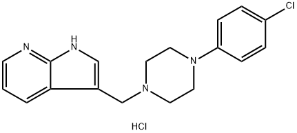 L-745,870 trihydrochloride 结构式