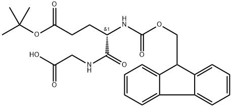 Fmoc-Glu(OtBu)-Gly-OH Structure