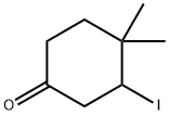 Cyclohexanone, 3-iodo-4,4-dimethyl- 化学構造式