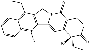 7-乙基喜树碱氮氧化物, 86639-51-2, 结构式