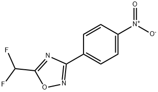 5-(二氟甲基)-3-(4-硝基苯基)-1,2,4-噁二唑 结构式