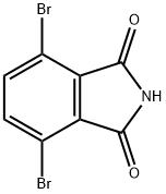 1H-Isoindole-1,3(2H)-dione, 4,7-dibromo- Structure