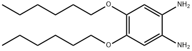 1,2-Benzenediamine, 4,5-bis(hexyloxy)- 结构式