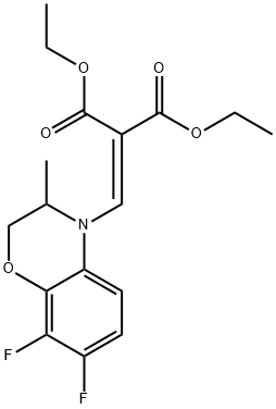 Diethyl[(2,3-dihydro-3-methyl-7,8-difluoro-4H-1,4-benzoxazin-4-yl)methylene propanedioate