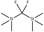 Silane, 1,1'-(difluoromethylene)bis[1,1,1-trimethyl- Structure