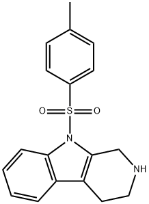 9-tosyl-2,3,4,9-tetrahydro-1H-pyrido[3,4-b]indole 结构式