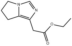 2-(6,7-二氢-5H-吡咯并[1,2-C]咪唑-1-基)乙酸乙酯 结构式