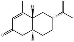 オイデスマ-3,11-ジエン-2-オン 化学構造式