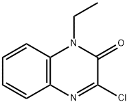 2(1H)-Quinoxalinone, 3-chloro-1-ethyl- 结构式