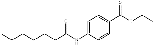 4-[(1-Oxoheptyl)amino]benzoic Acid Ethyl Ester,86927-24-4,结构式