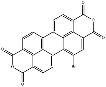 1-溴苝-3,4,9,10-四羧酸二酐,869276-73-3,结构式