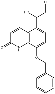 2(1H)-Quinolinone, 5-(2-chloro-1-hydroxyethyl)-8-(phenylmethoxy)-, 869868-63-3, 结构式