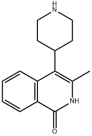 3-Methyl-4-(4-piperidinyl)-1(2H)-isoquinolinone 结构式