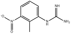 Guanidine, N-(2-methyl-3-nitrophenyl)- Structure