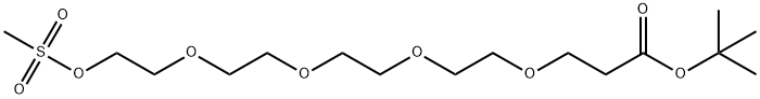 Mes-PEG5- t-butyl ester Structure