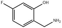 Phenol, 2-(aminomethyl)-5-fluoro- 结构式