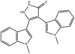 871843-09-3 GSK-3BETA INHIBITOR XXVI (GSK-3B);4,5-BIS(1-METHYL-1H-INDOL-3-YL)-1,2-DIHYDROPYRAZOL-3-ONE