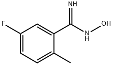 Benzenecarboximidamide, 5-fluoro-N-hydroxy-2-methyl- Structure