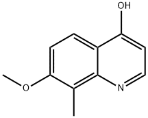 4-Quinolinol, 7-methoxy-8-methyl-,872497-14-8,结构式