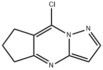 2-chloro-1,8,12-triazatricyclo[7.3.0.03,]dodeca-2,7,9,11-tetraene Struktur