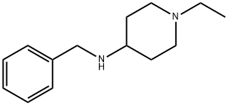 4-Piperidinamine, 1-ethyl-N-(phenylmethyl)- 结构式