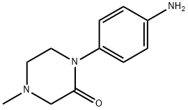 1-(4-aminophenyl)-4-methyl-2-Piperazinone Structure