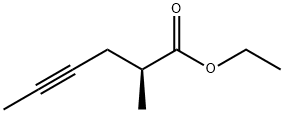 4-Hexynoic acid, 2-methyl-, ethyl ester, (2S)-,873949-38-3,结构式