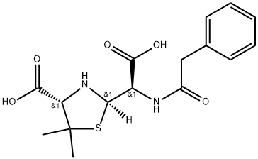Benzylpenicillin Impurity 14, 87492-68-0, 结构式